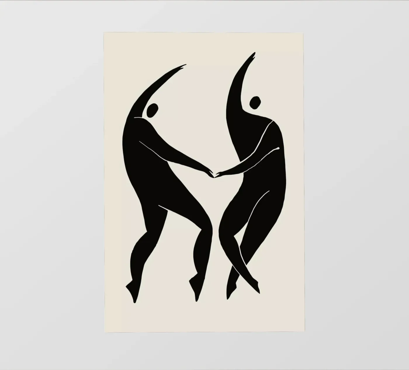 Dancing Figures 2 Backlit Folie von Graphite
