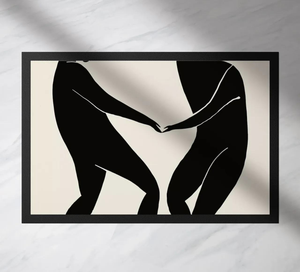 Dancing Figures 2 felpudo de Graphite