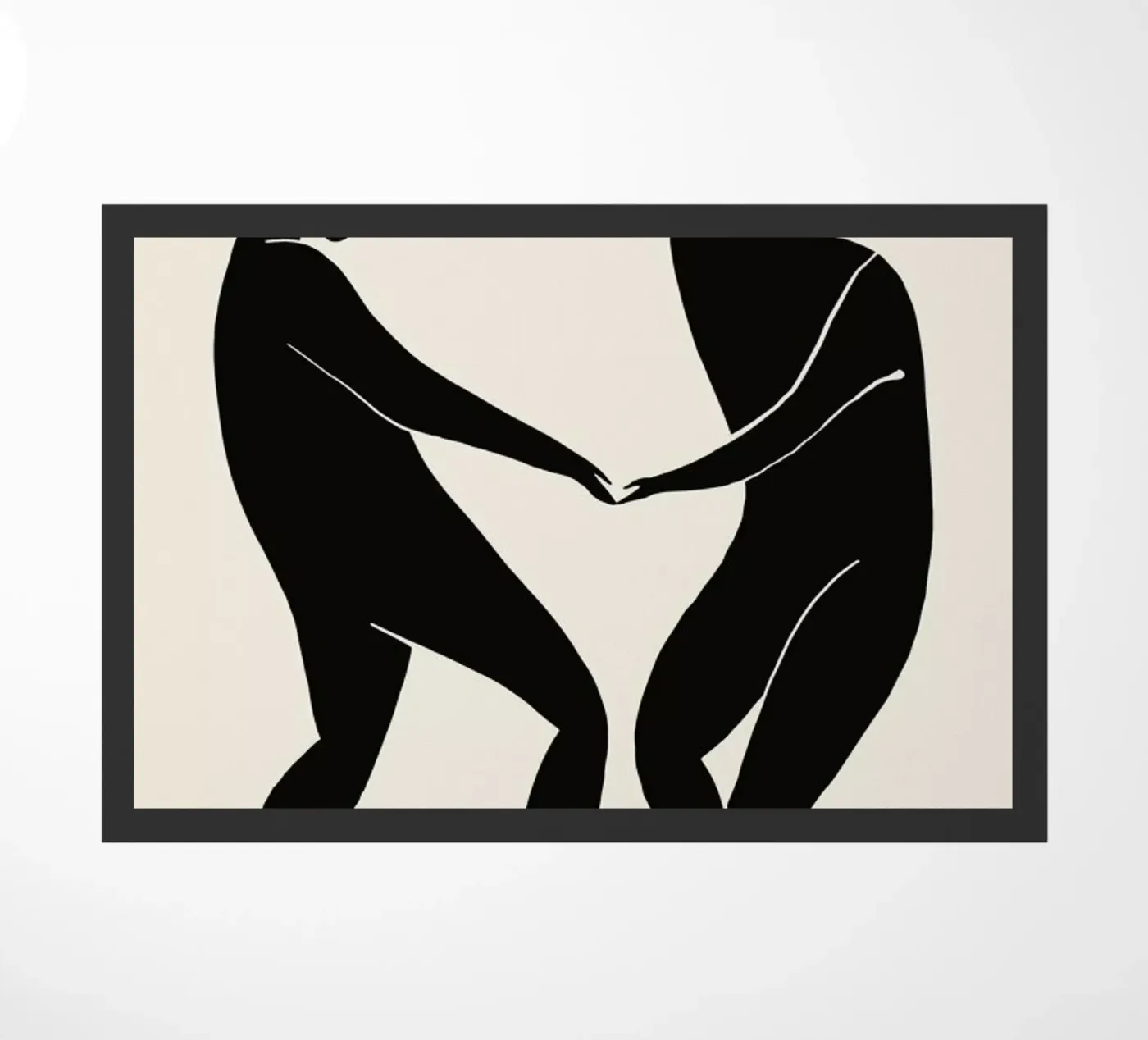 Dancing Figures 2 deurmat van Graphite