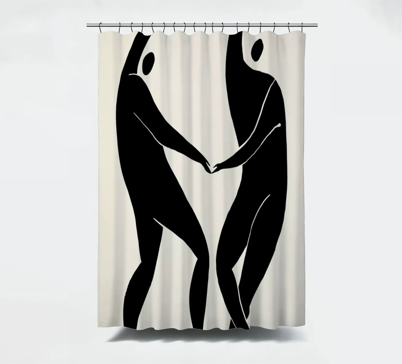 Dancing Figures 2 douchegordijn van Graphite