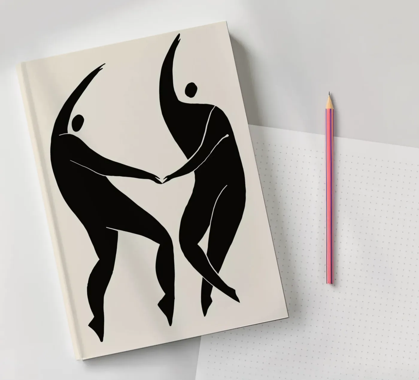 Dancing Figures 2 Notizbuch von Graphite