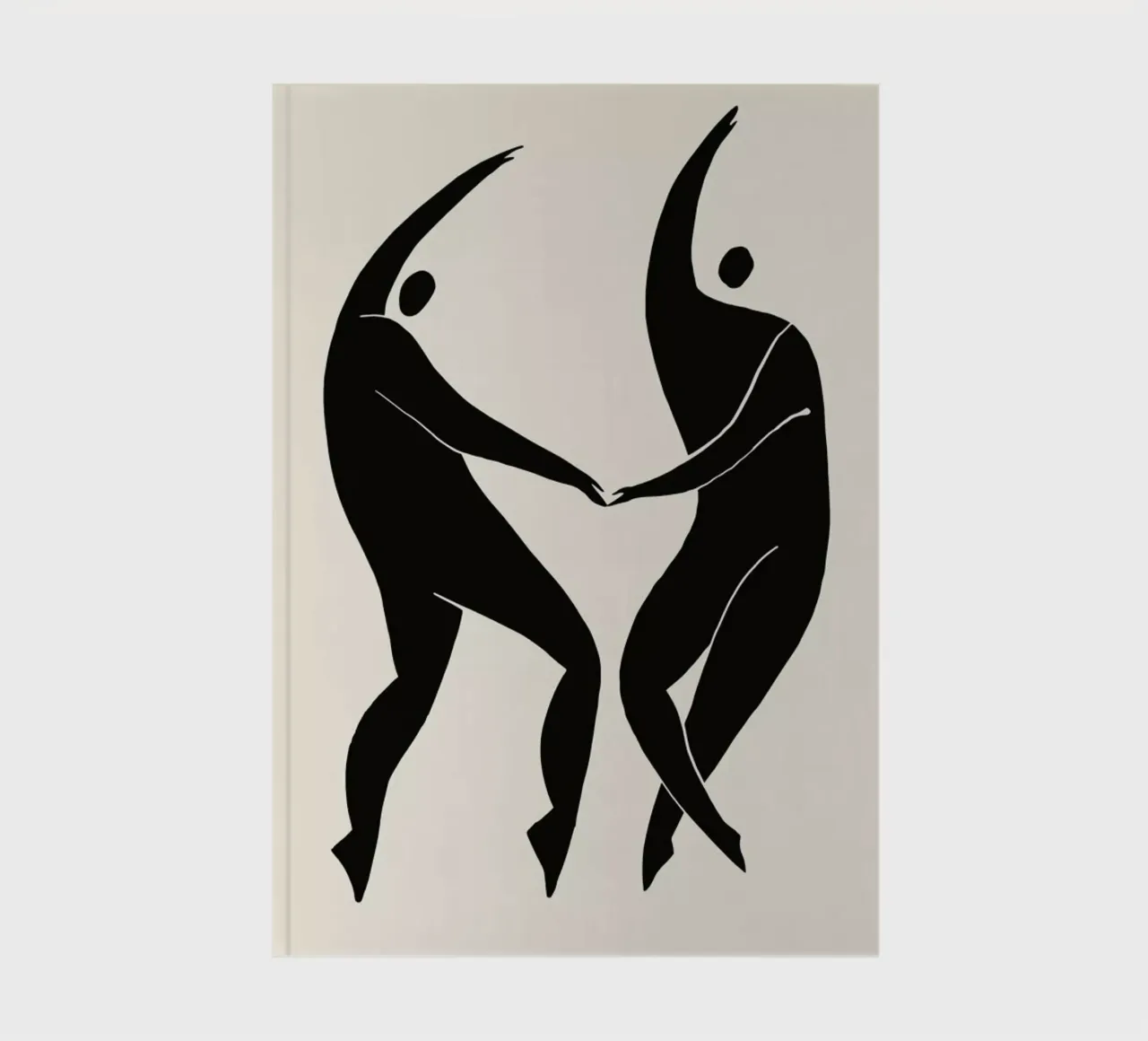 Dancing Figures 2 Notizbuch von Graphite