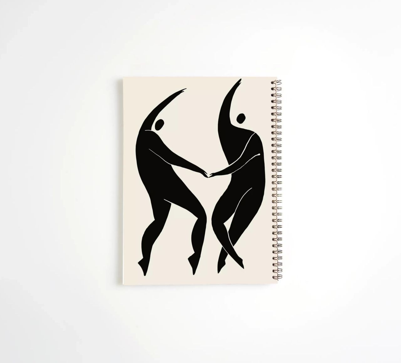 Dancing Figures 2 spiral notebook by Graphite
