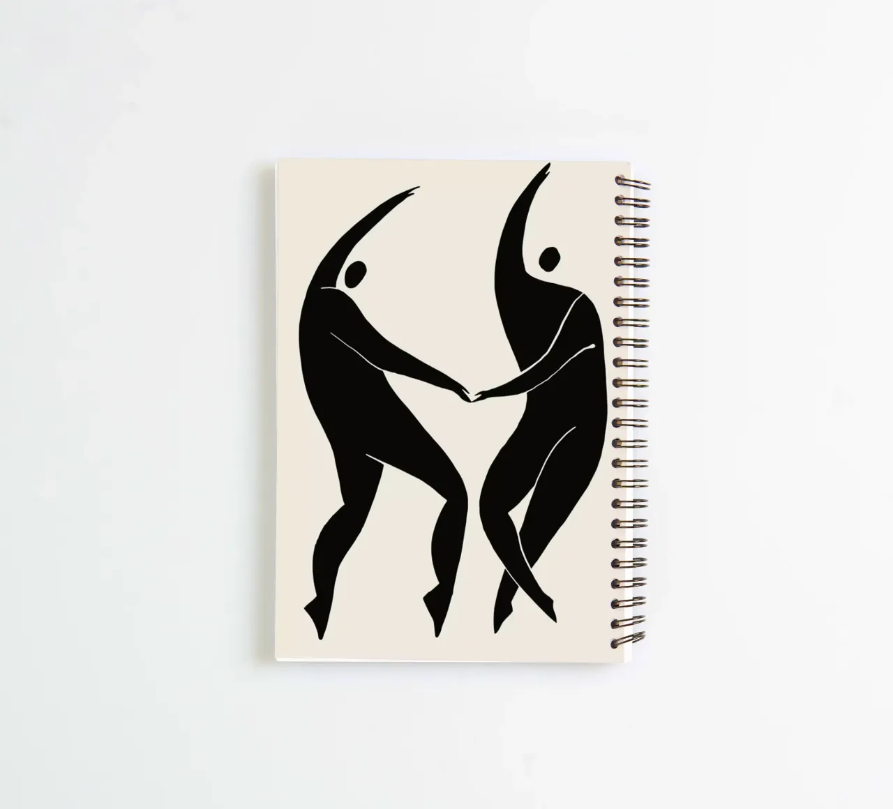 Dancing Figures 2 cuaderno de espiral de Graphite