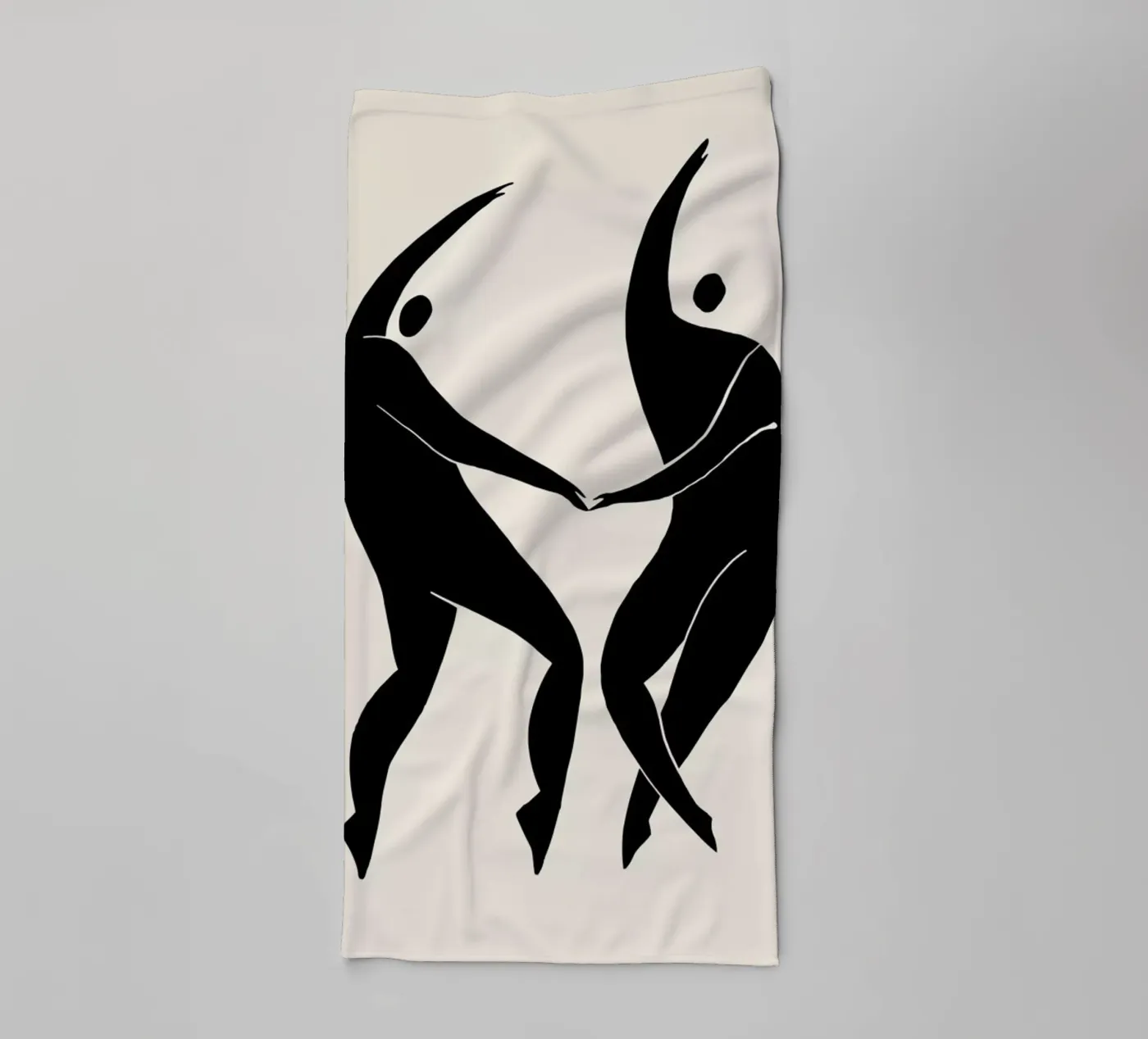 Dancing Figures 2 towel by Graphite
