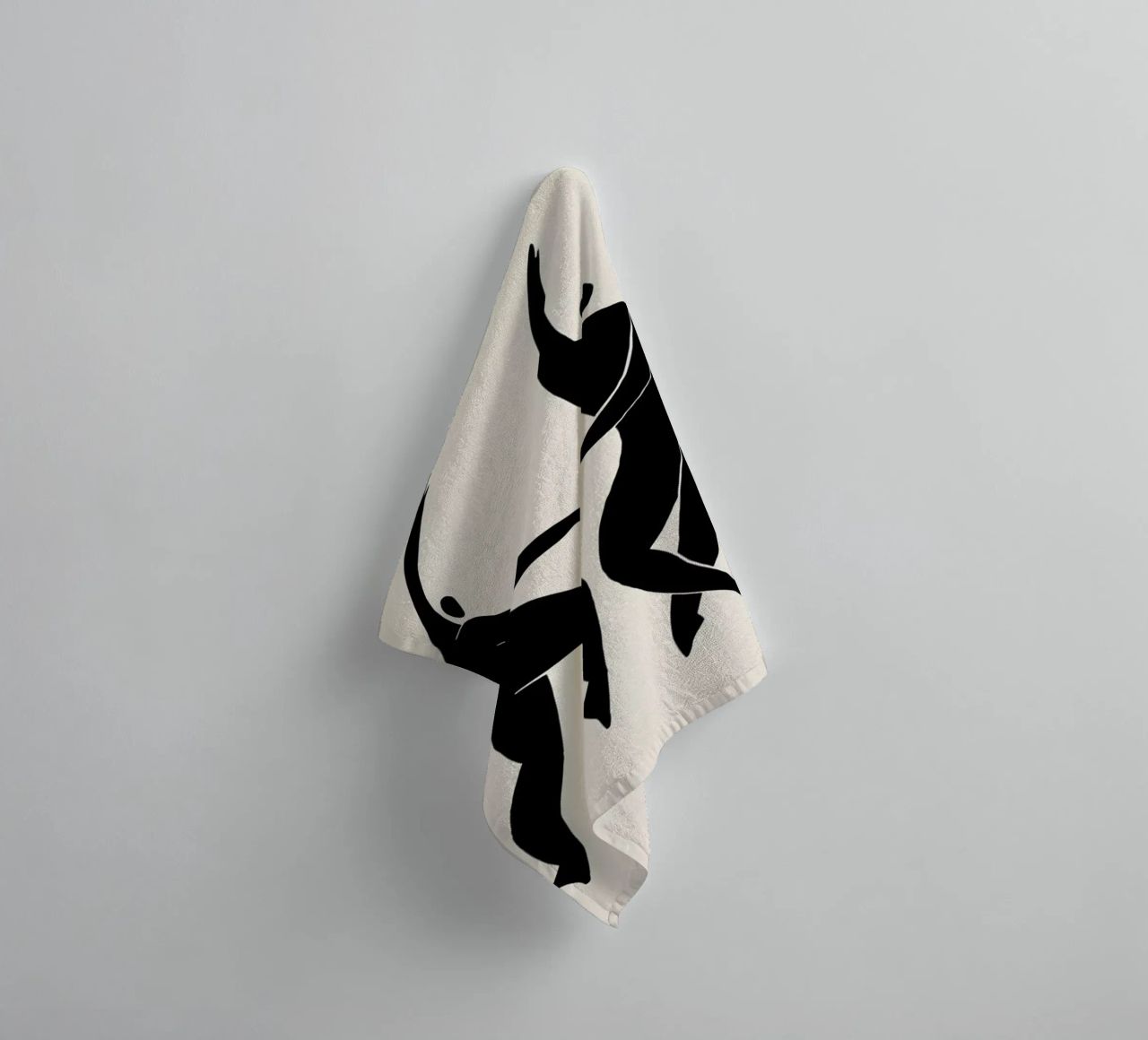 Dancing Figures 2 towel by Graphite