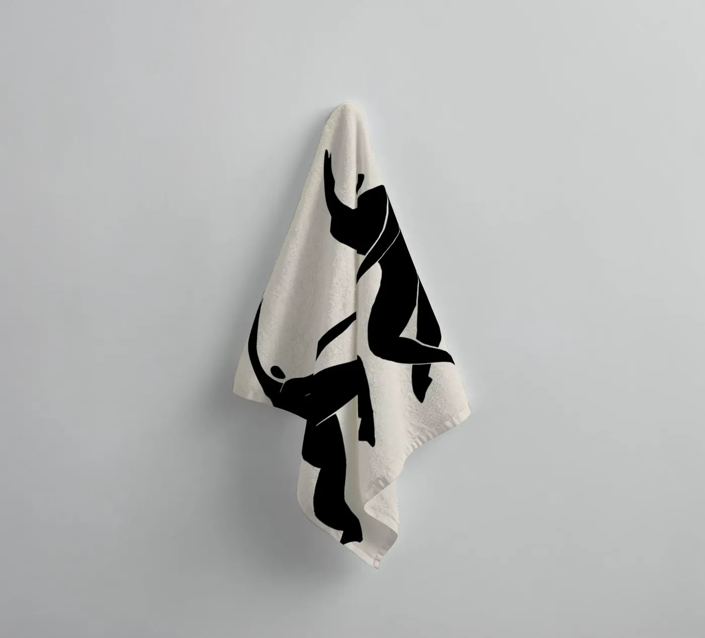 Dancing Figures 2 towel by Graphite