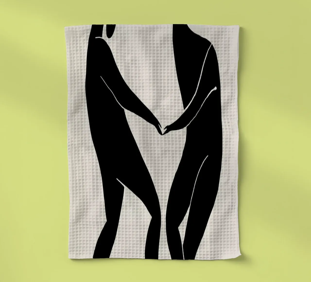 Dancing Figures 2 torchon de Graphite