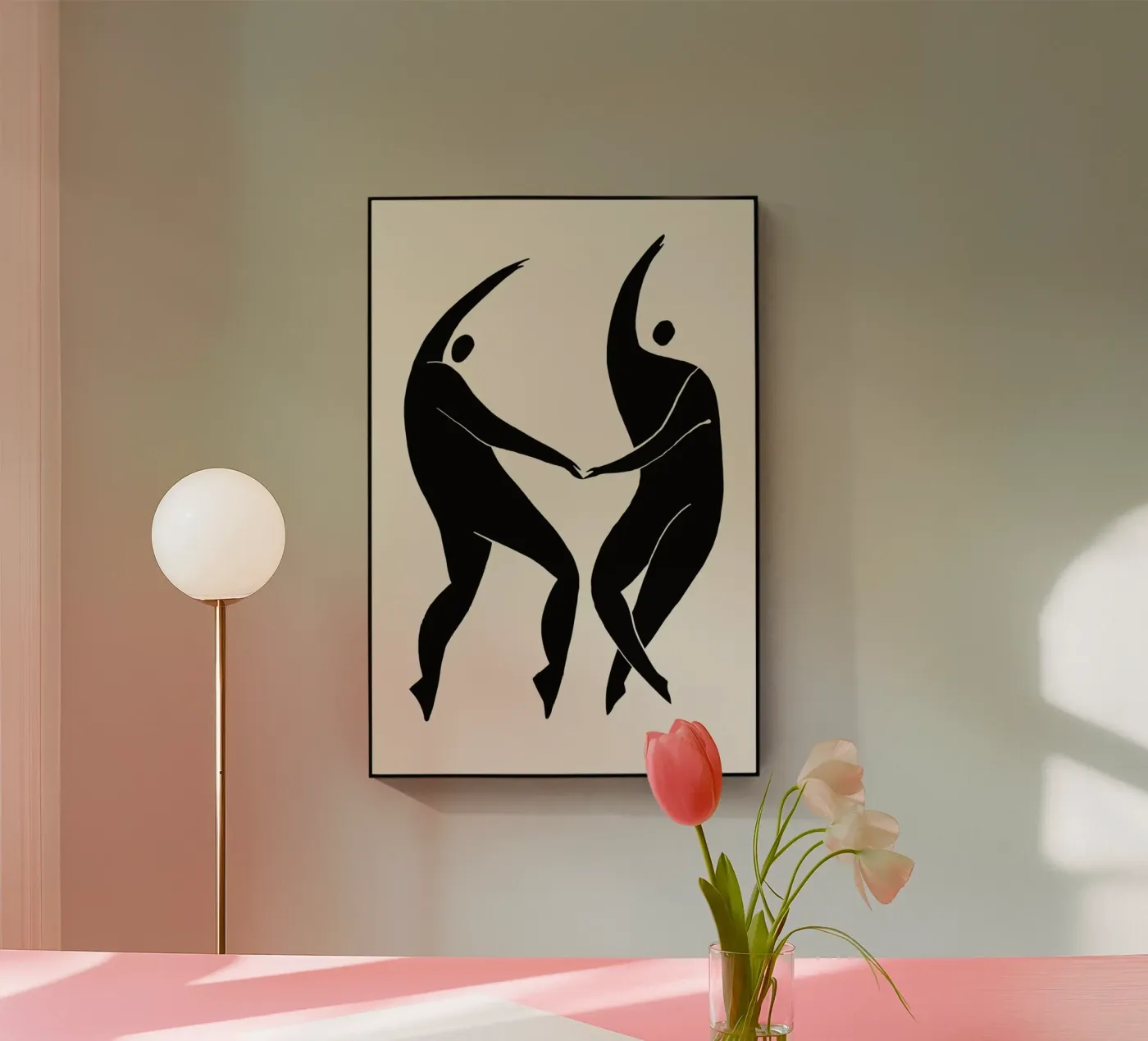 Dancing Figures 2 Acryl-Glas von Graphite