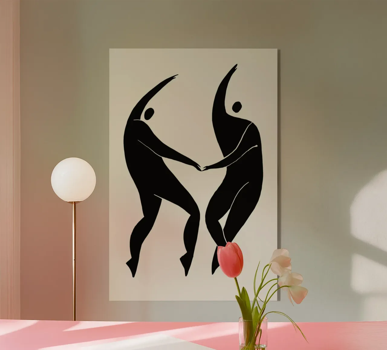 Dancing Figures 2 Acryl-Glas von Graphite