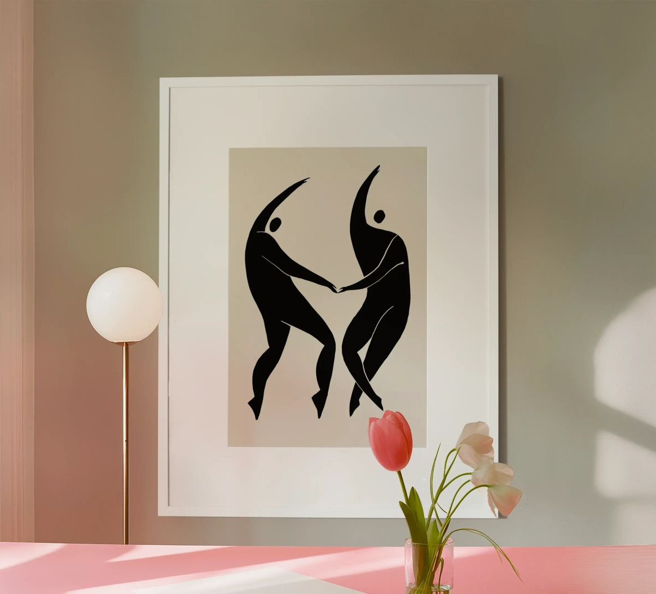 Dancing Figures 2 poster by Graphite