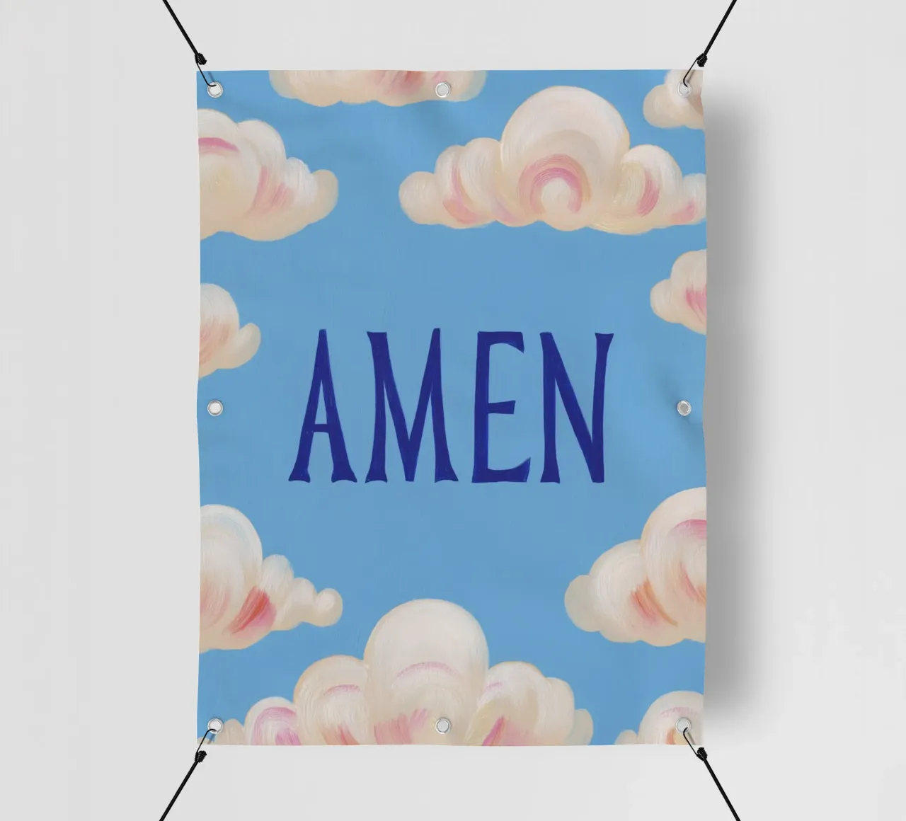 Amen con Wölkschen telo in pvc da Carinaprint