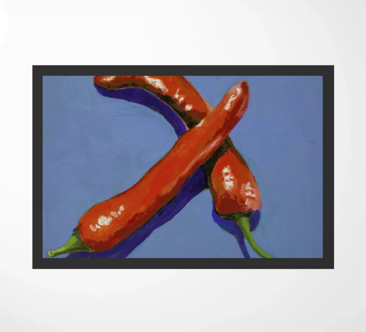 Chillis on Blue zerbino da Miche Watkins