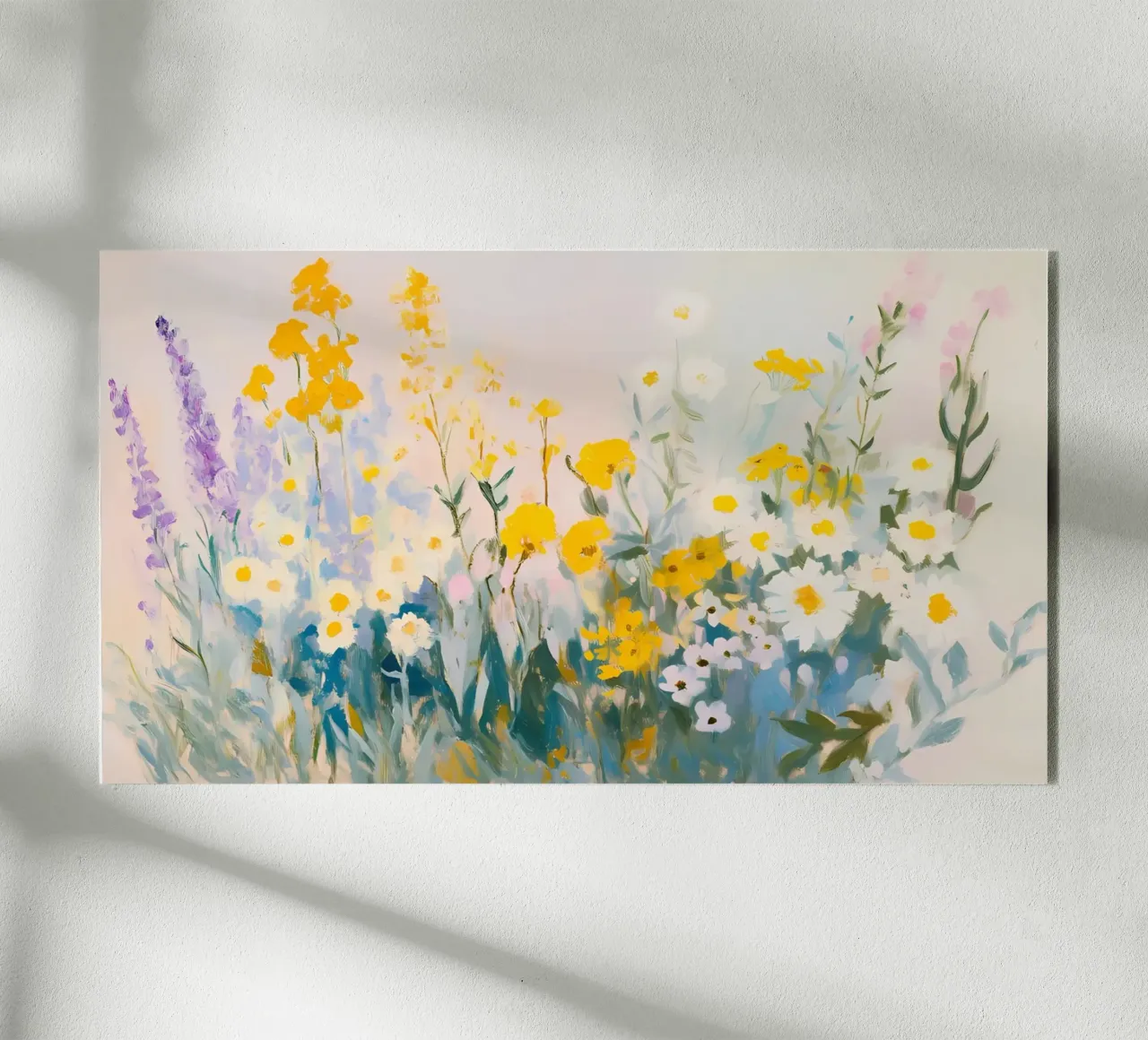 Allegro prato di fiori selvatici - Giardino floreale impressionista plexiglass da ClubArt