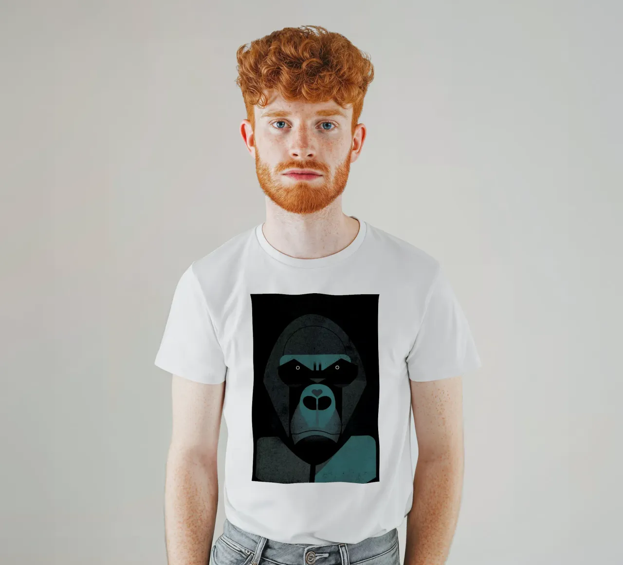 Gorilla t-shirt da Dieter Braun
