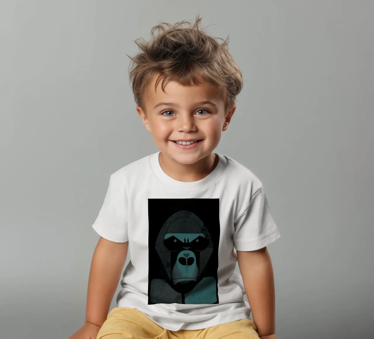 Gorilla t-shirt bambini da Dieter Braun