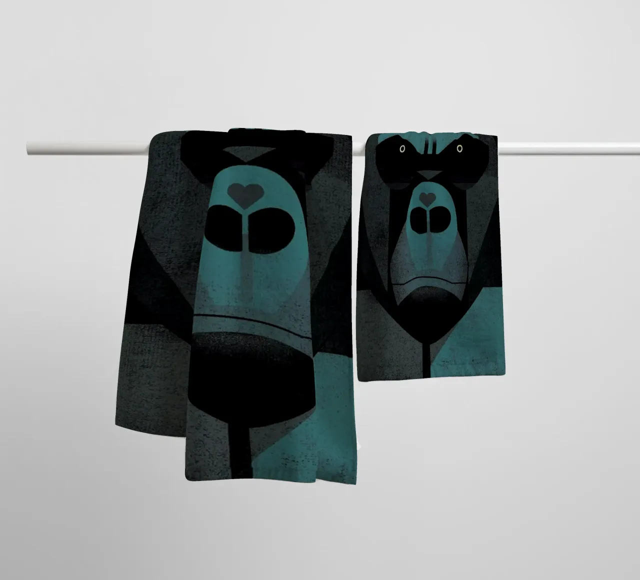 Gorilla asciugamano da bagno da Dieter Braun