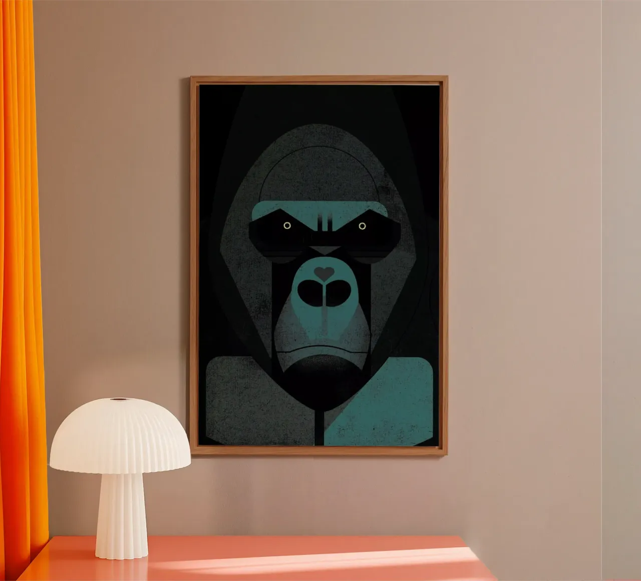 Gorilla alluminio dibond da Dieter Braun