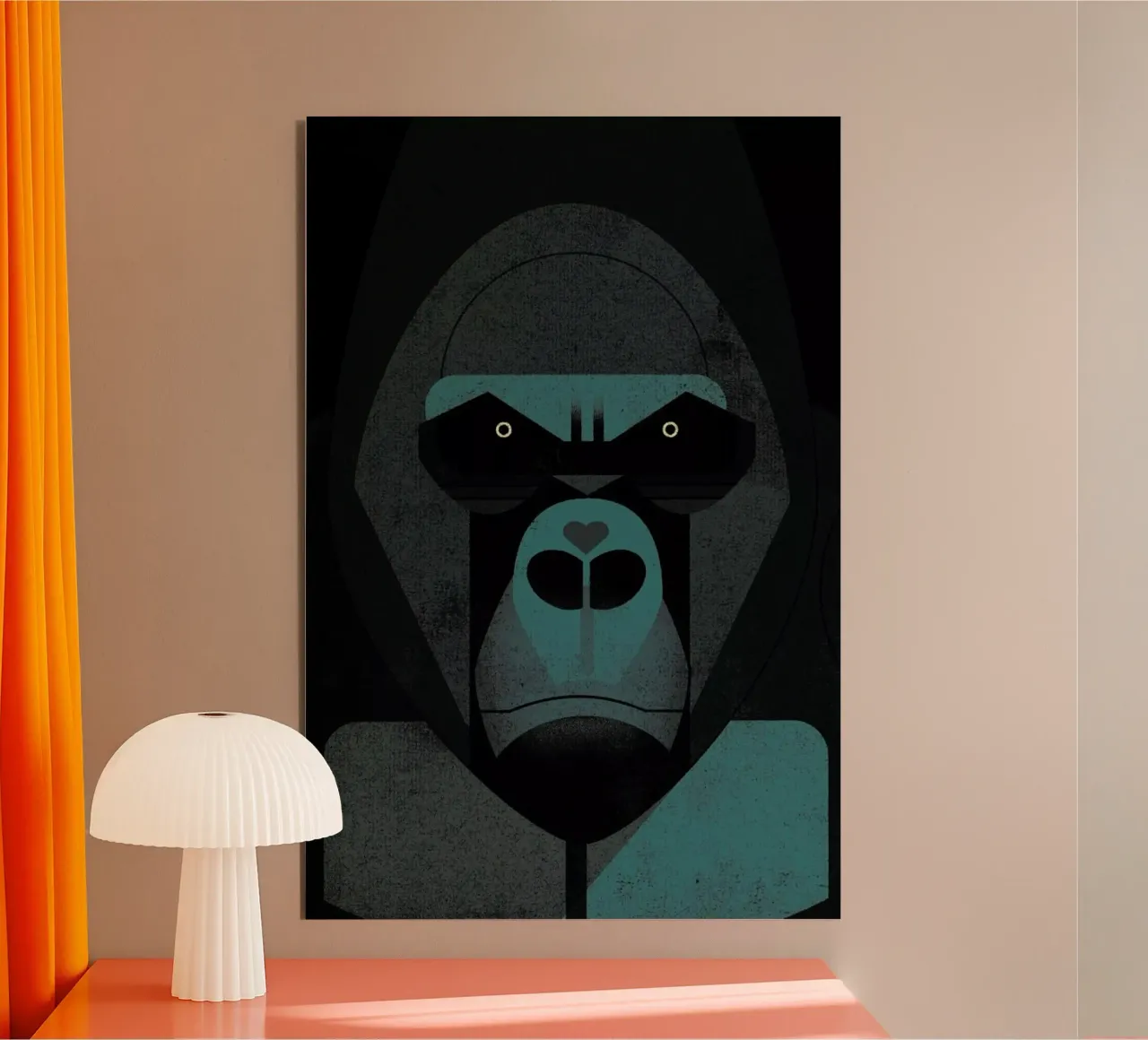 Gorilla alluminio dibond da Dieter Braun