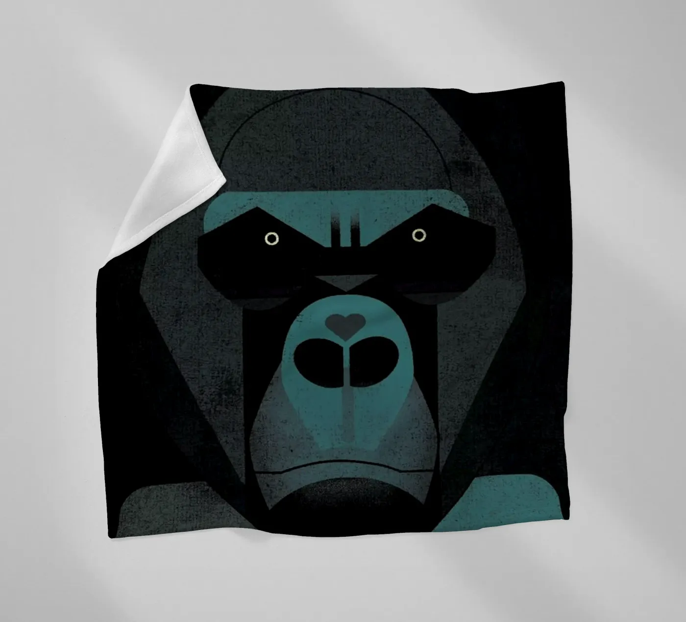 Gorilla fleecedeken van Dieter Braun