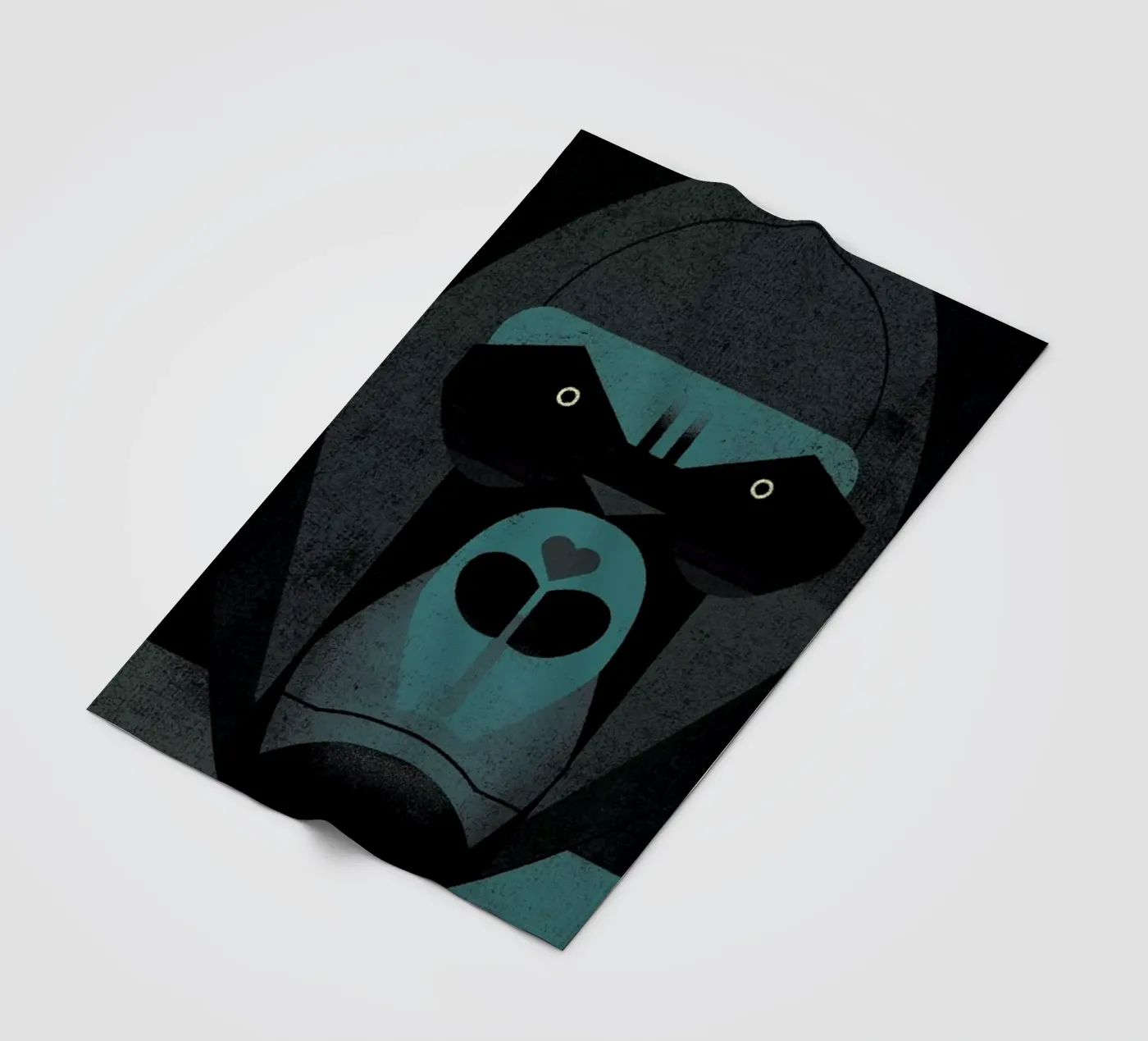 Gorilla fleecedeken van Dieter Braun