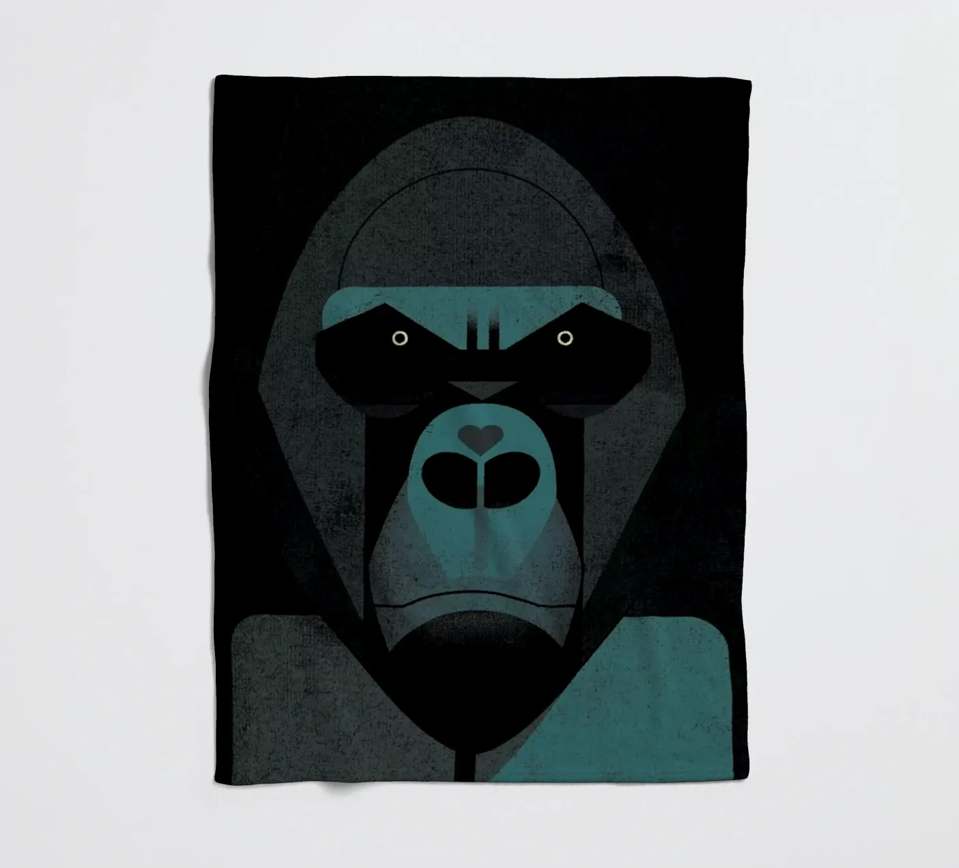 Gorilla fleecedeken van Dieter Braun