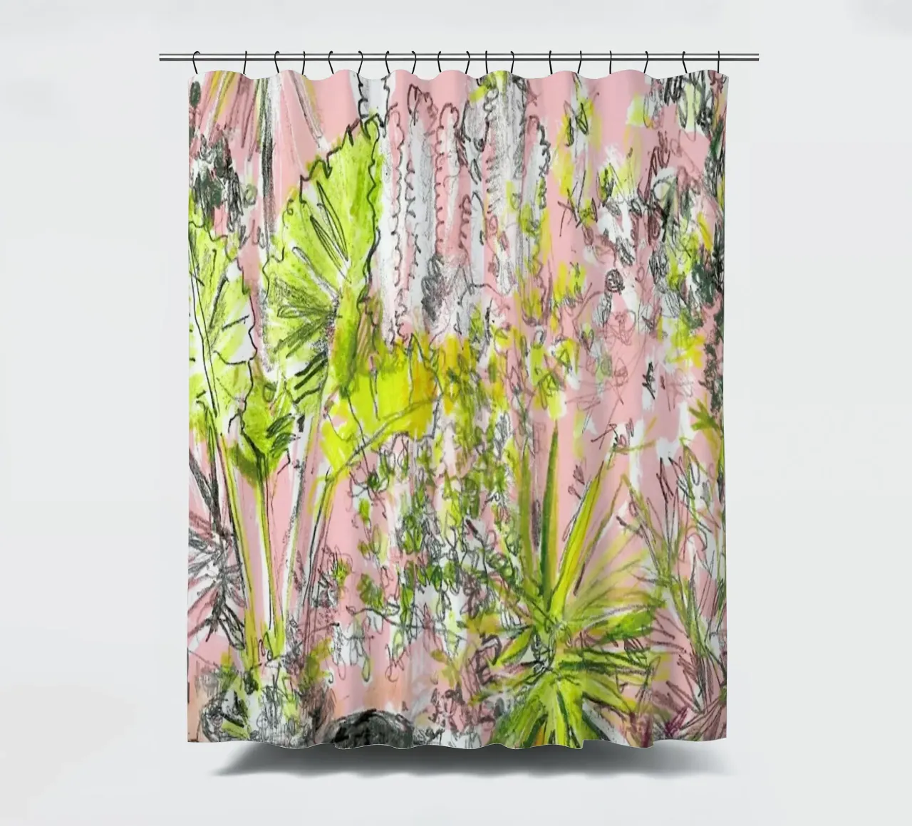 The Terrace shower curtain by Stars Above Us