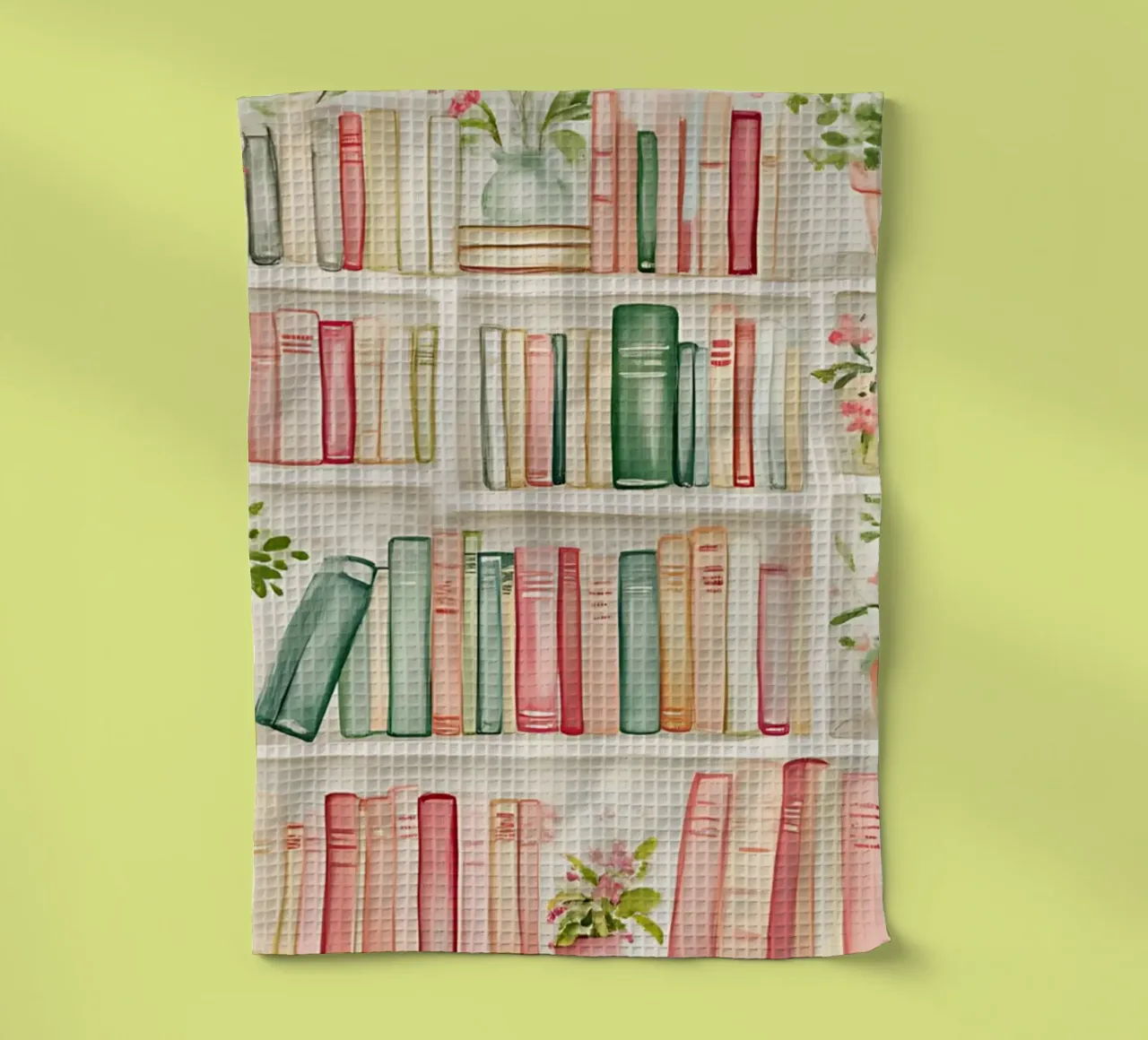 Piante stravaganti da scaffale - Accogliente acquerello da biblioteca canovaccio da cucina da ClubArt