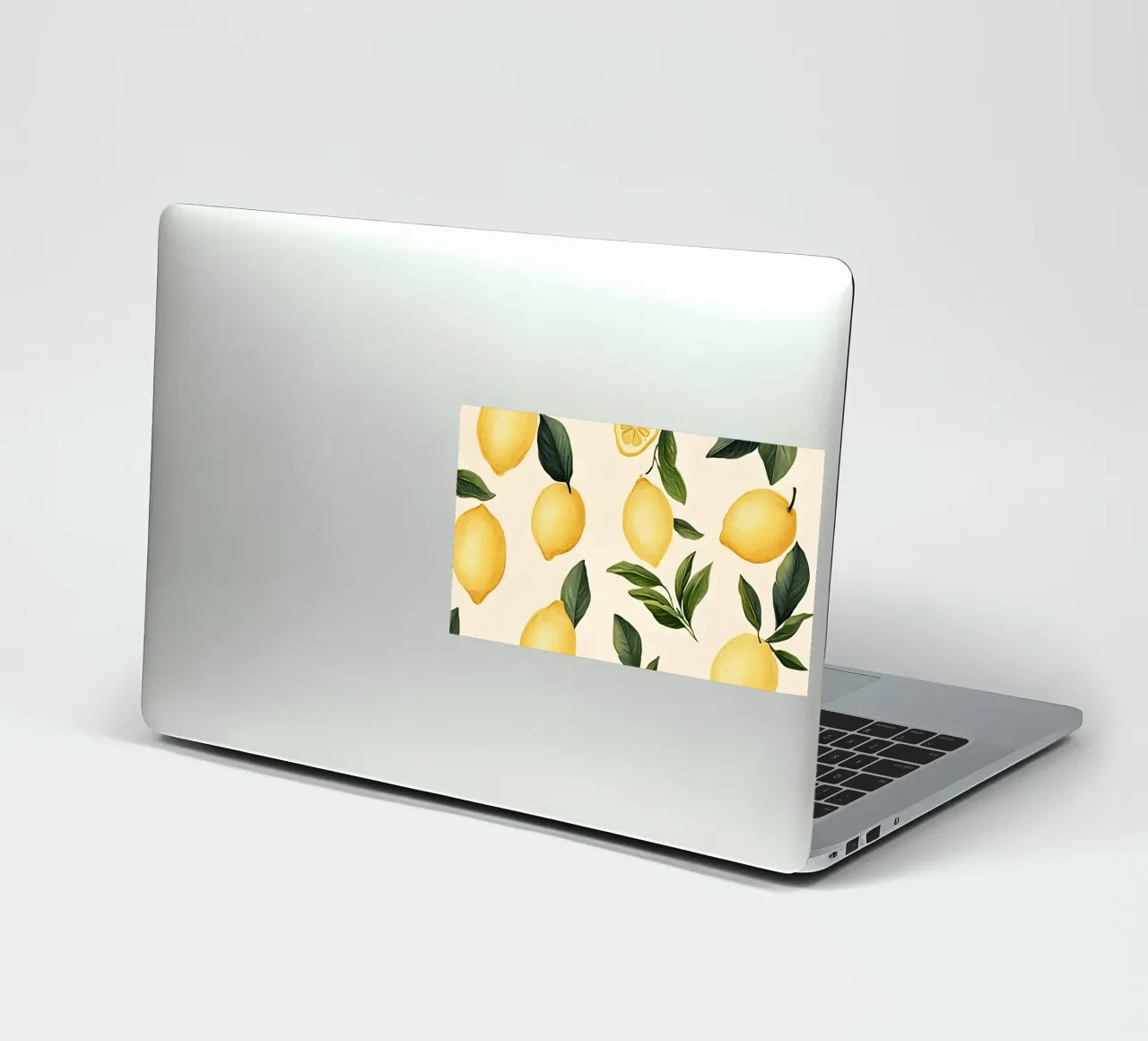 Bright Lemon Pattern - Modern Botanical Citrus Print sticker by ClubArt
