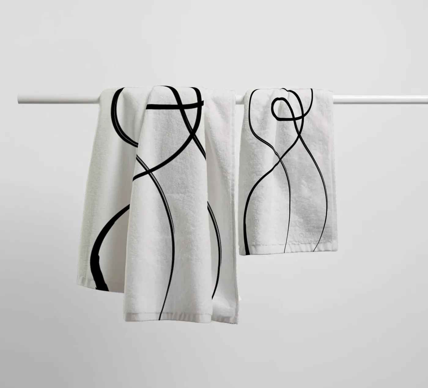 Figure 2 badhanddoek van Graphite