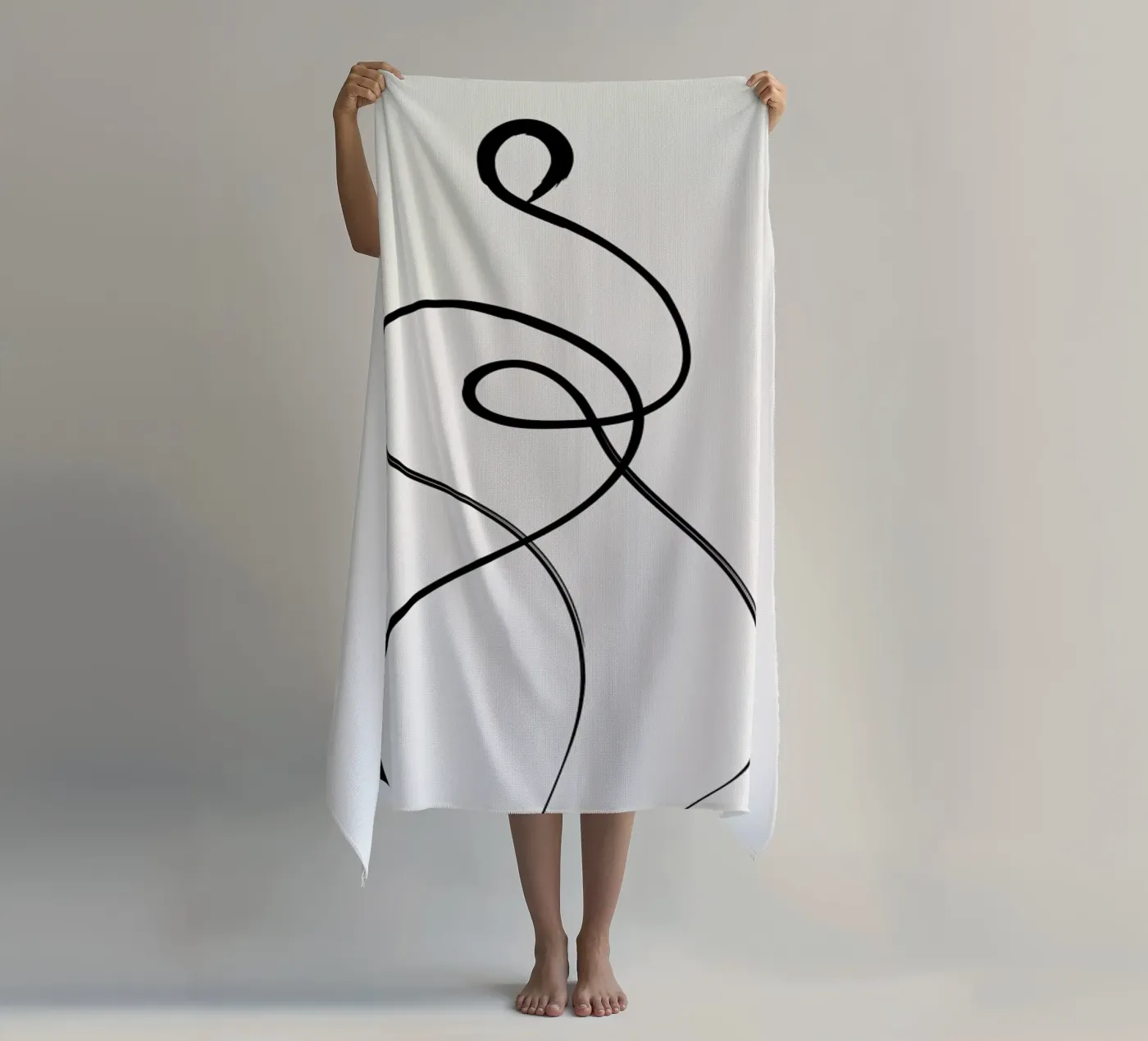 Figure 2 beach towel by Graphite