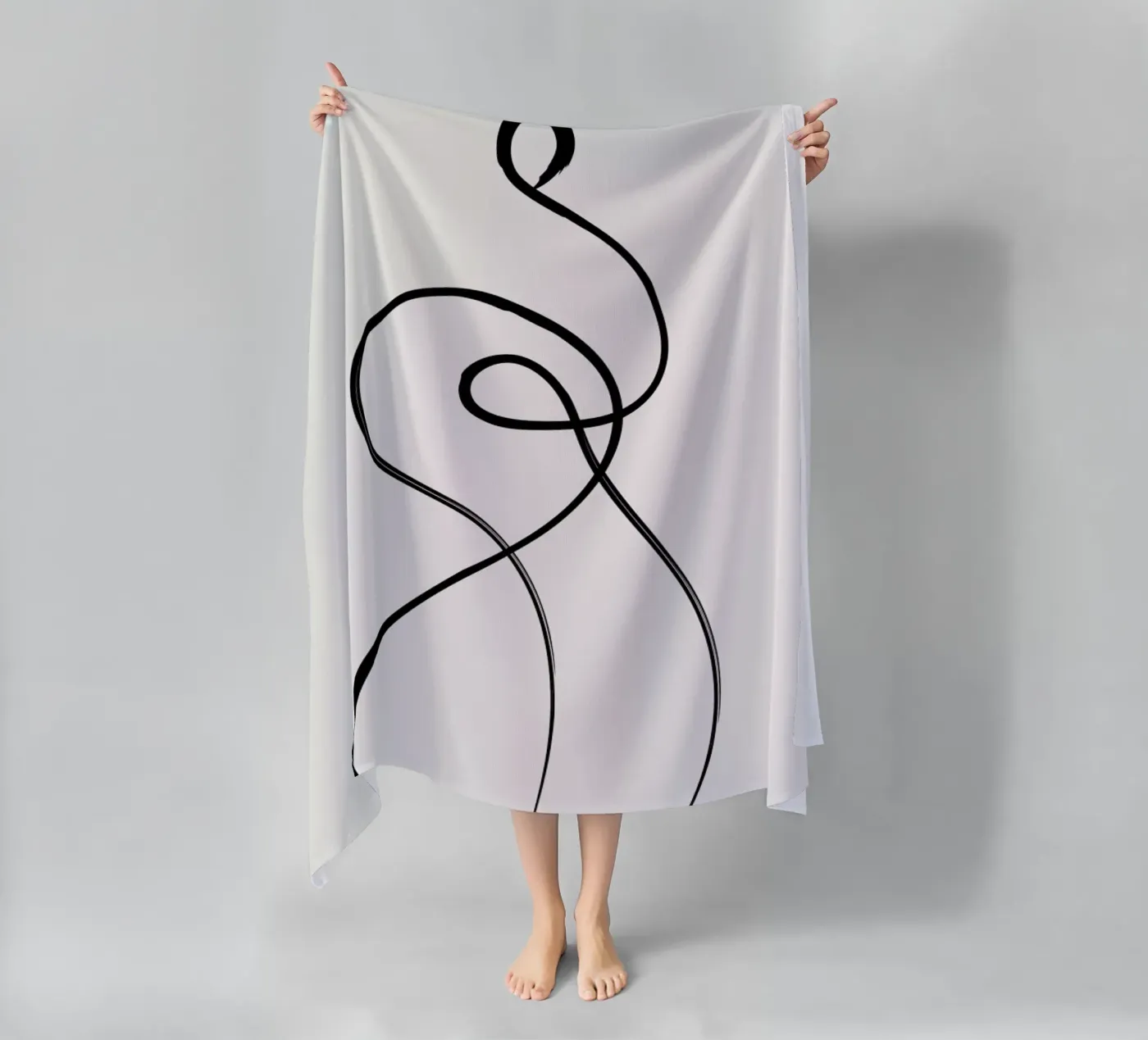 Figure 2 beach towel by Graphite