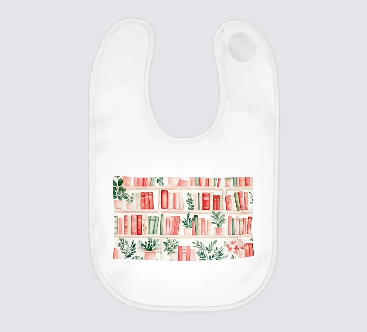 Botanici da scaffale in pastello - Accogliente acquerello da biblioteca bavaglino da ClubArt