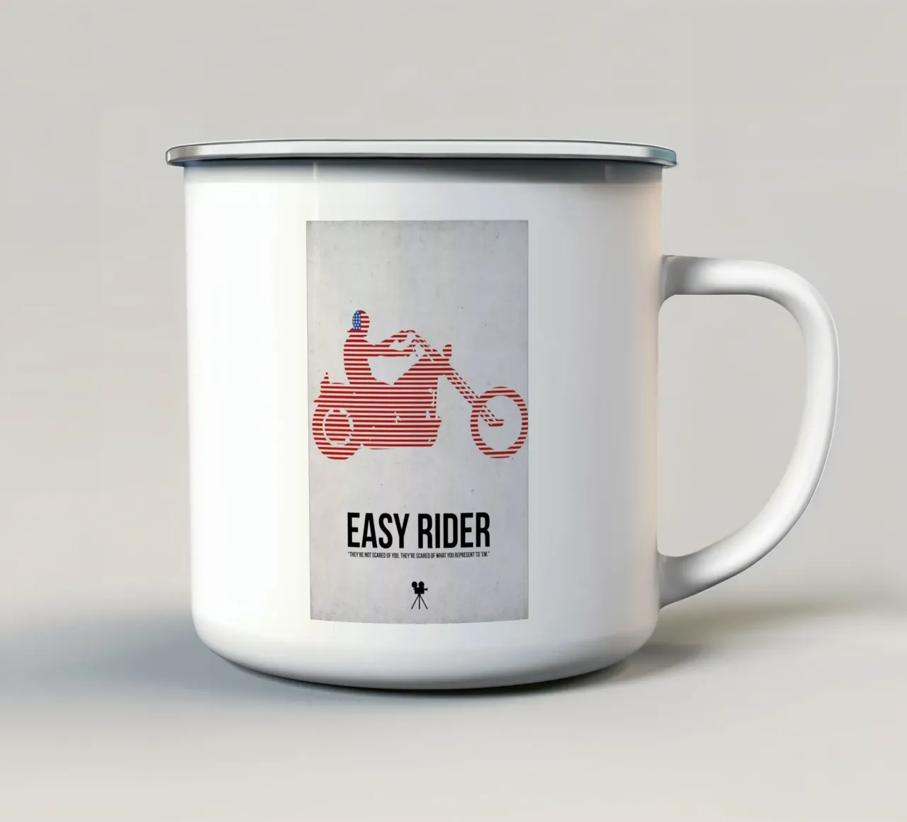 Easy Rider tazza in smalto da Naxart