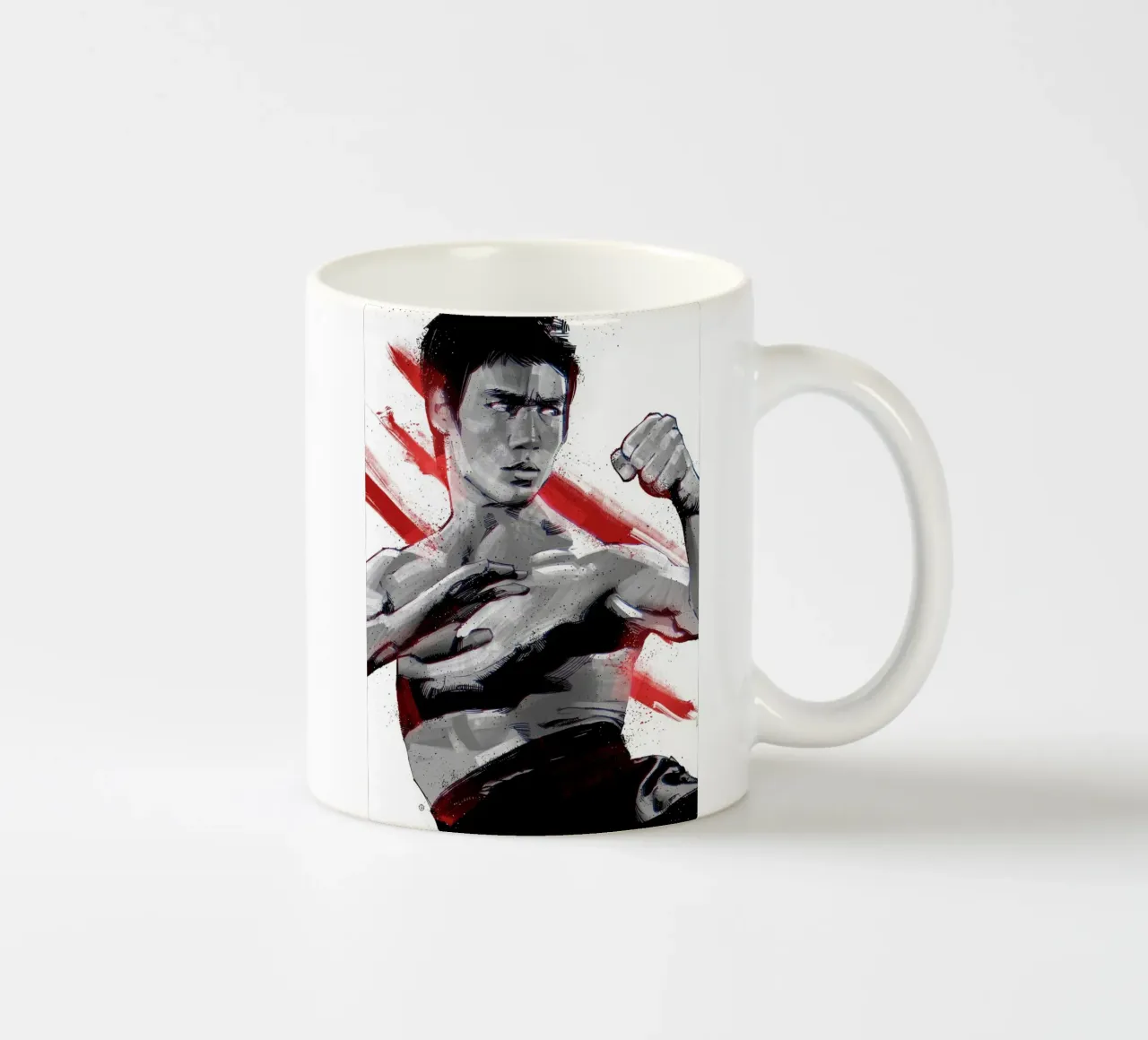 Bruce Lee II tazza in ceramica da nabakumov