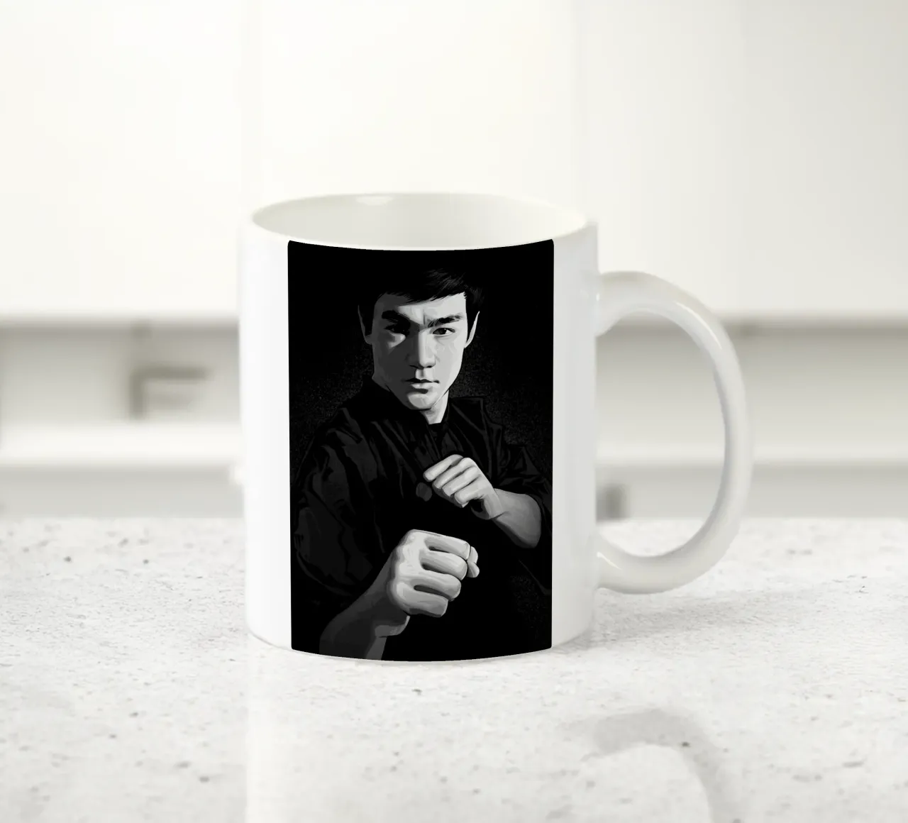 Bruce Lee III tazza in ceramica da nabakumov