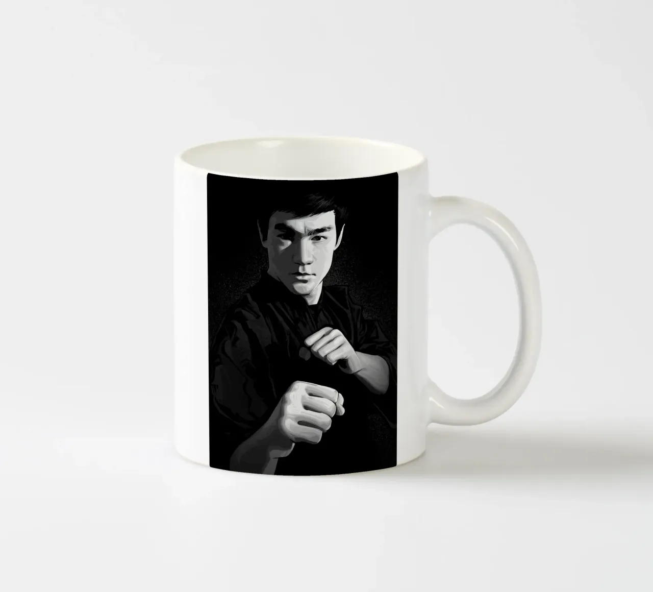 Bruce Lee III tazza in ceramica da nabakumov