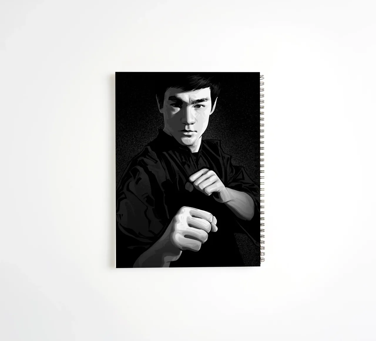 Bruce Lee III spiral notebook by nabakumov