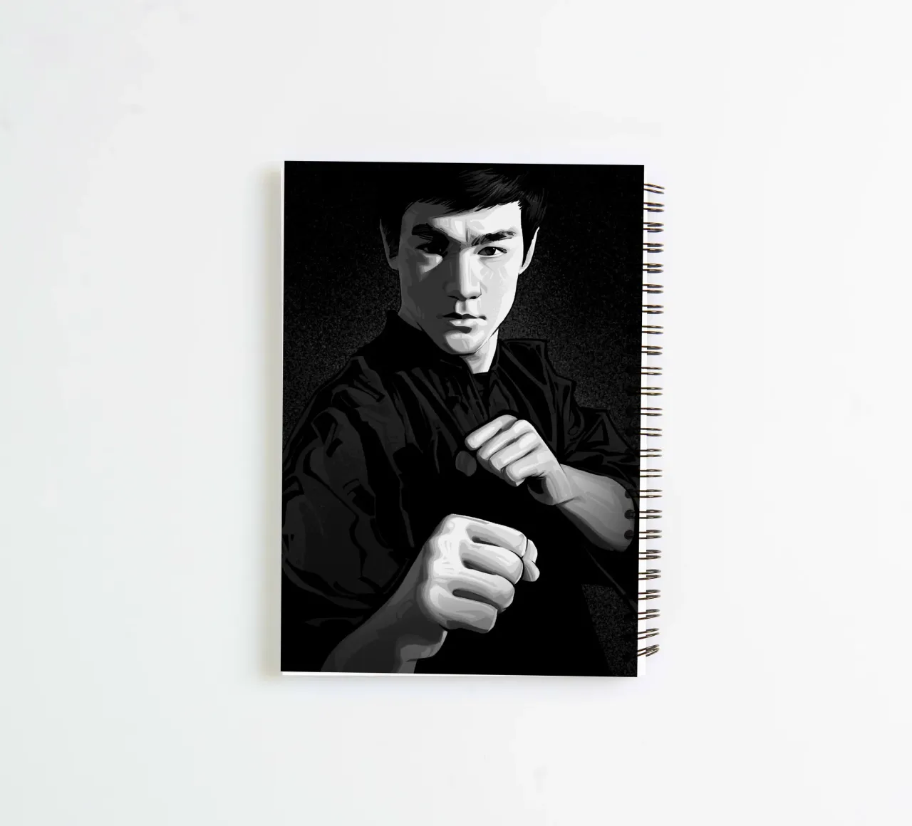 Bruce Lee III spiral notebook by nabakumov