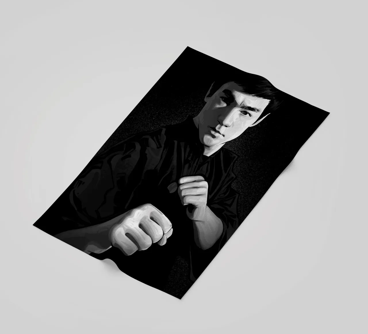Bruce Lee III strandhanddoek van nabakumov
