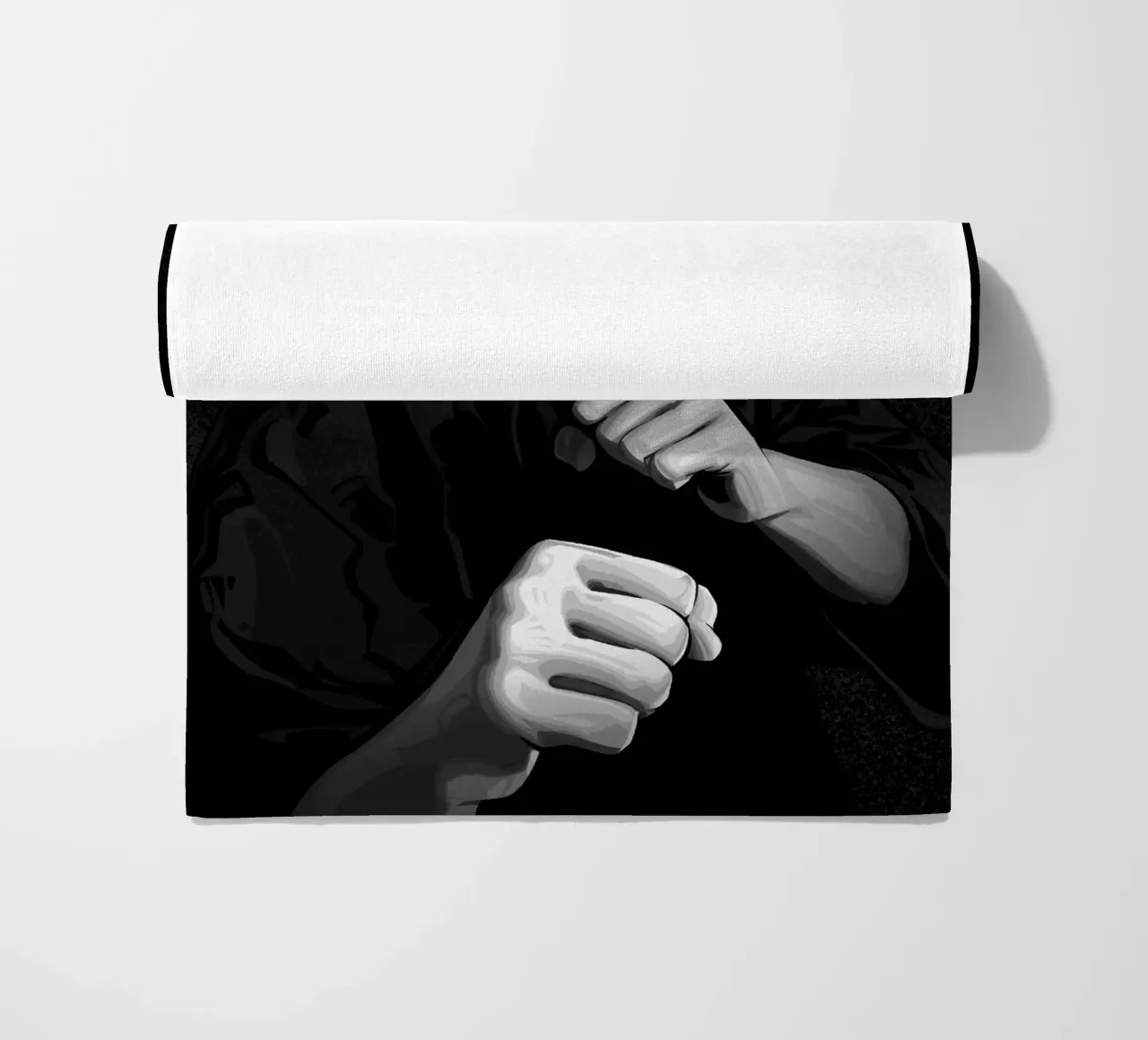 Bruce Lee III strandhanddoek van nabakumov