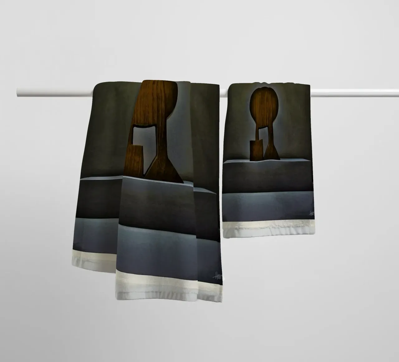 Interdependence 05 towel by Joachim Høst