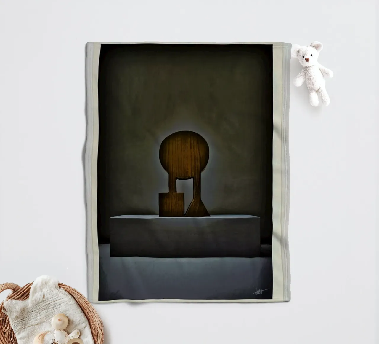 Interdependence 05 Fleecedecke von Joachim Høst