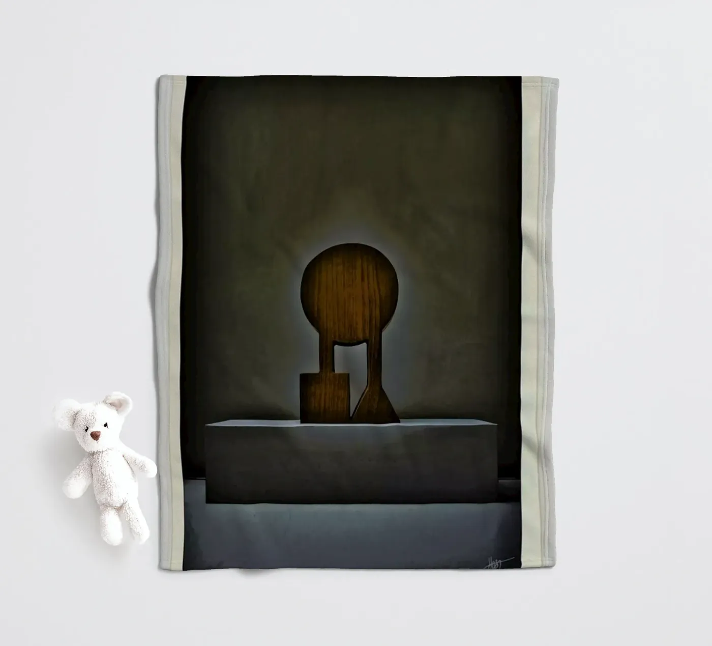 Interdependence 05 fleece blanket by Joachim Høst