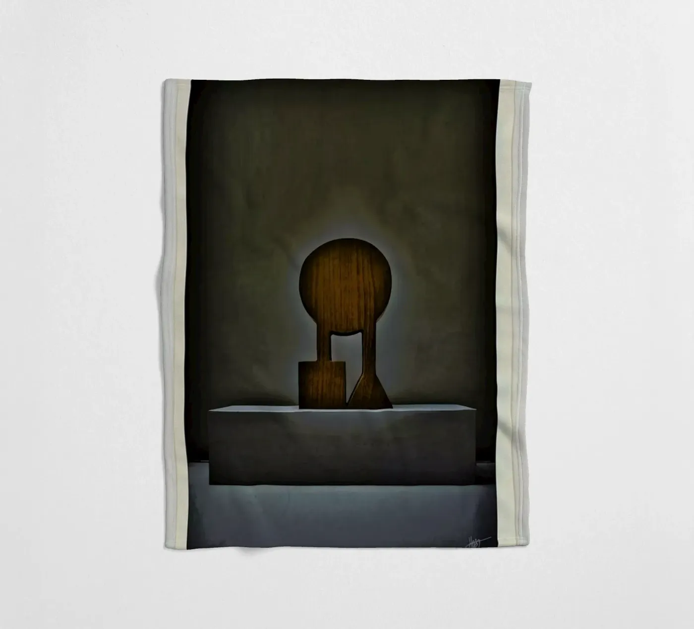 Interdependence 05 fleece blanket by Joachim Høst