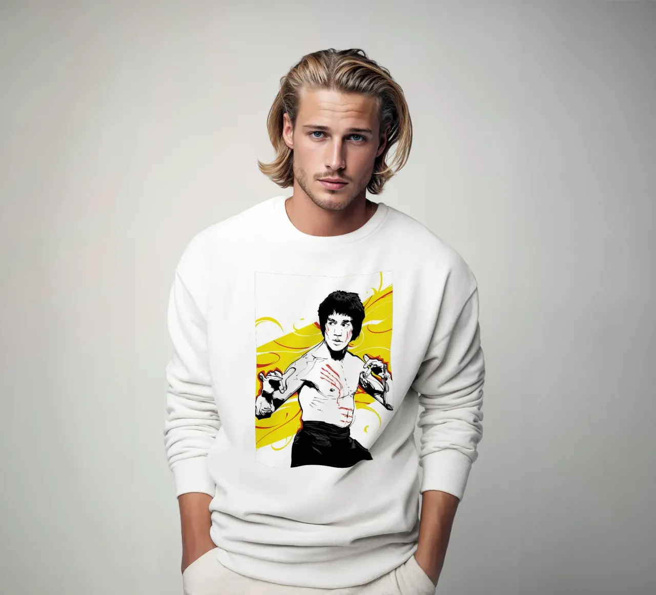 Bruce Lee IV felpa da nabakumov