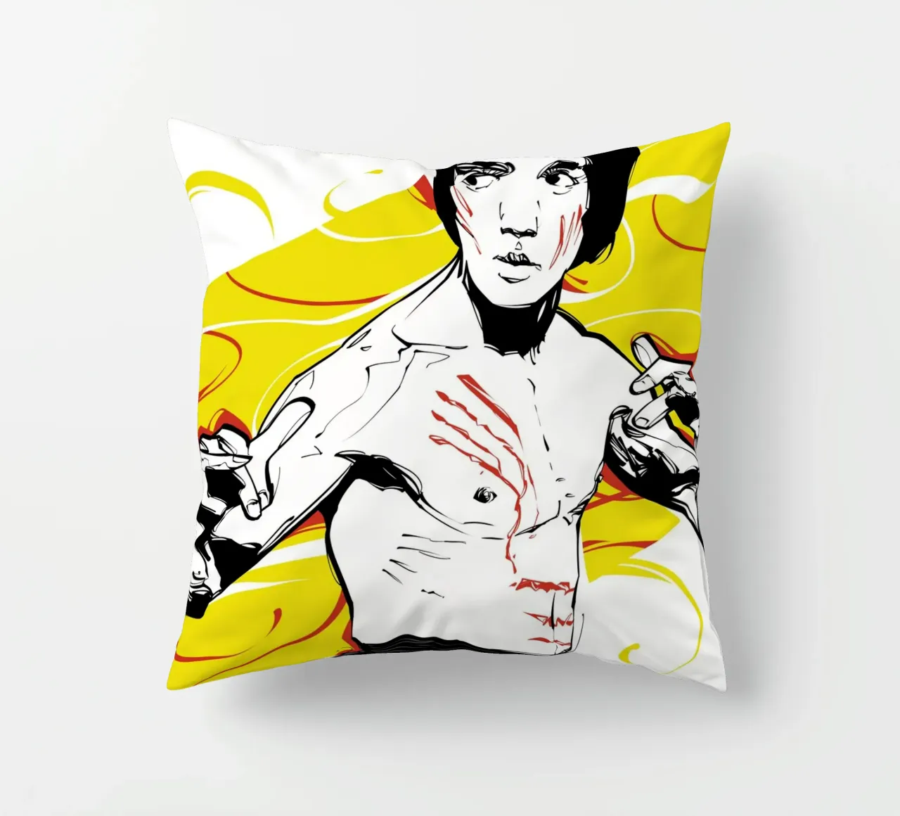 Bruce Lee IV Kissen von nabakumov
