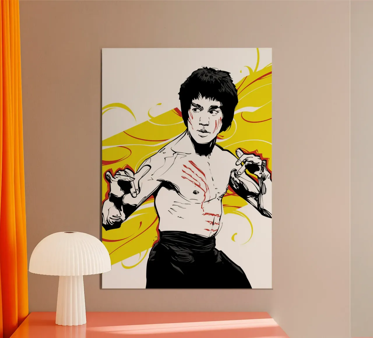 Bruce Lee IV carta hahnemühle da nabakumov