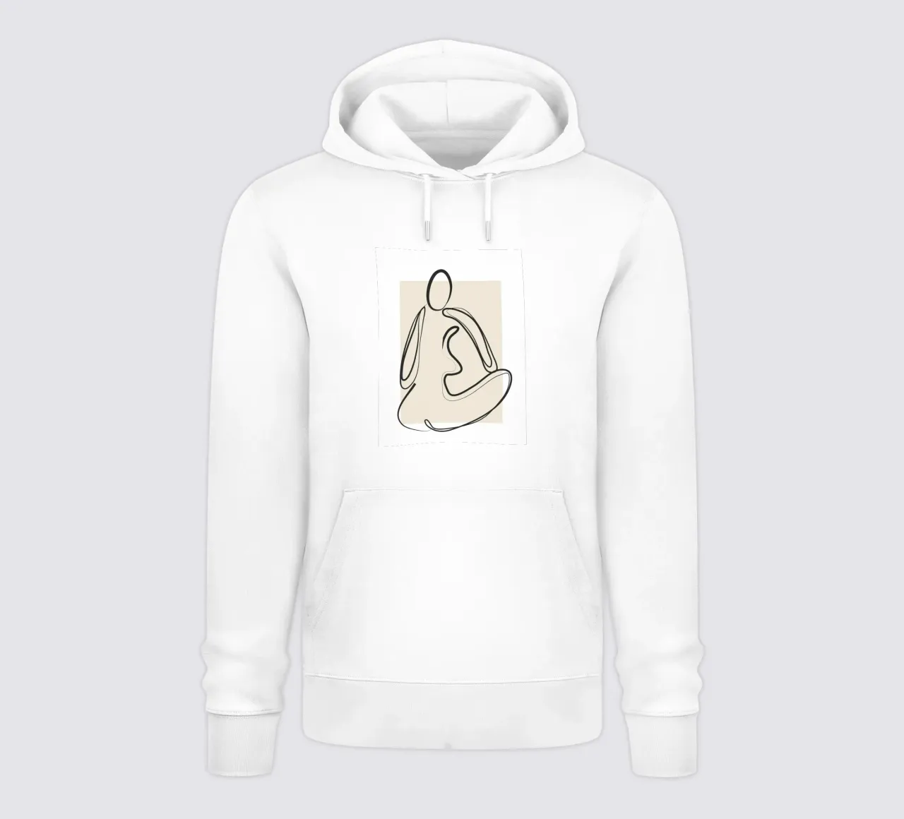 Abstract Figure Art 2 sudadera con capucha de Flow Line