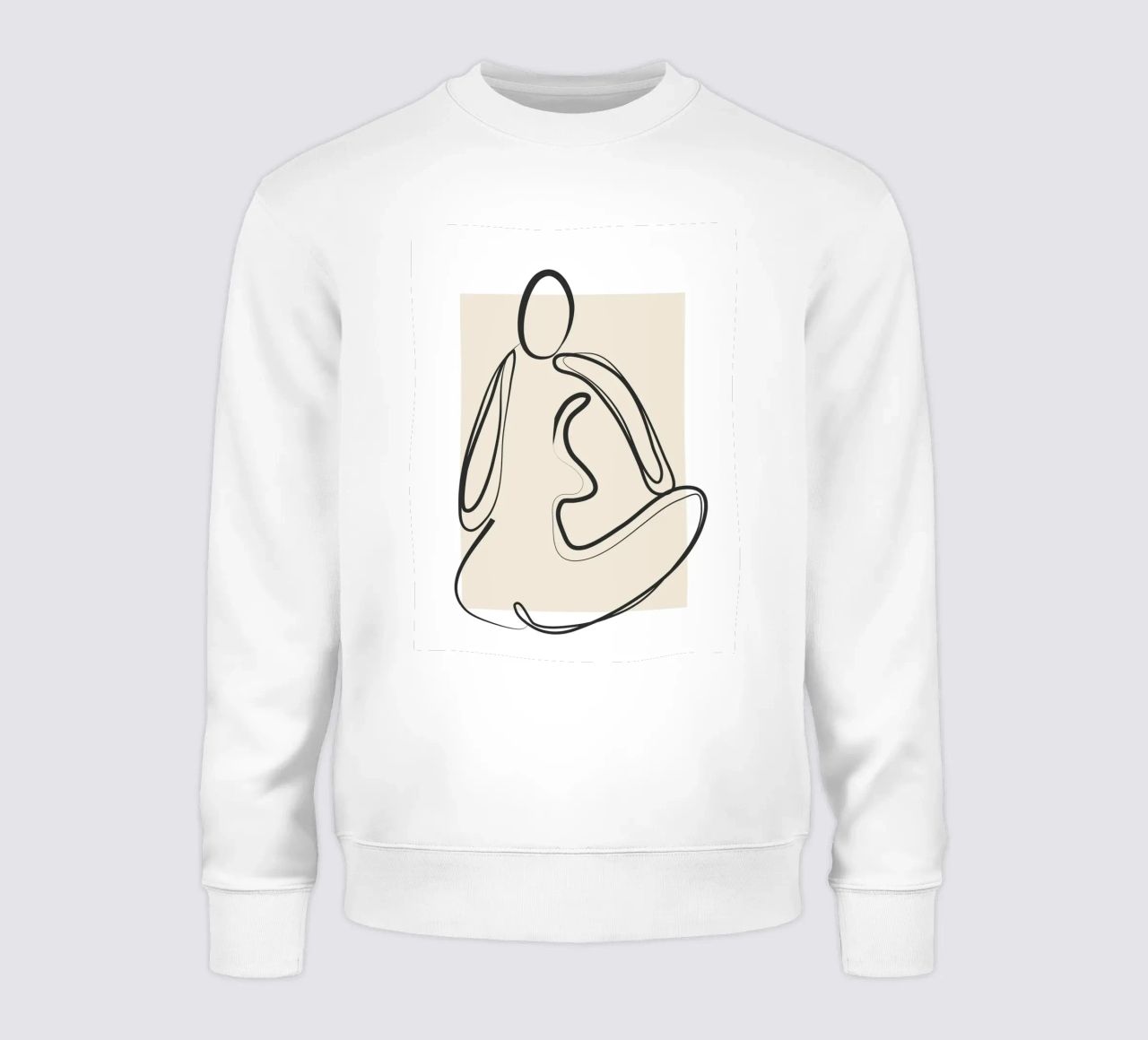 Abstract Figure Art 2 felpa da Flow Line